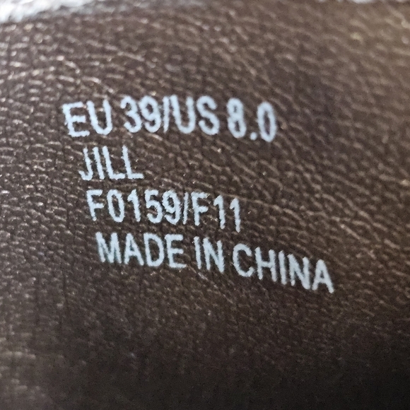 Calvin Klein moto boho suede tan block heel boot shoes size 8 - Picture 16 of 16